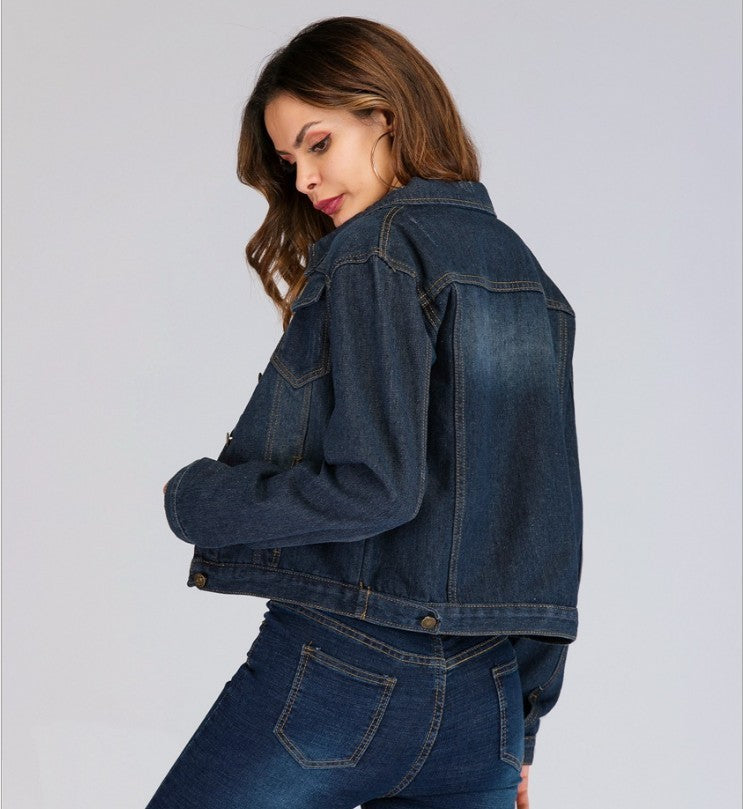 Veste En Jean Slim Pour Femme