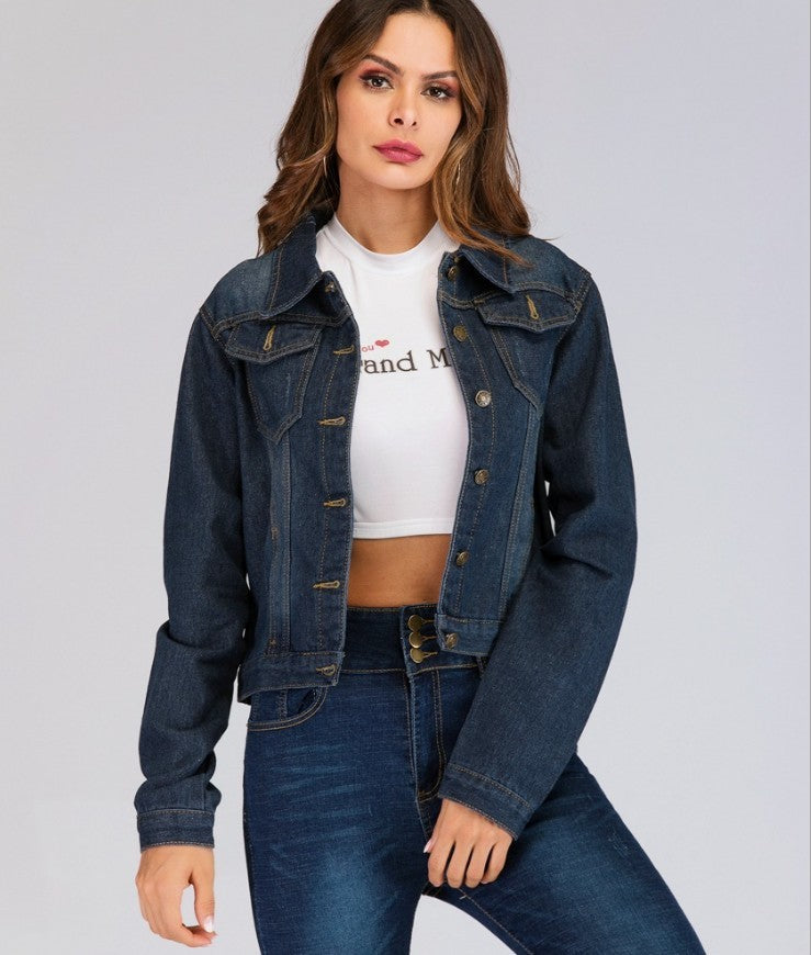 Veste En Jean Slim Pour Femme